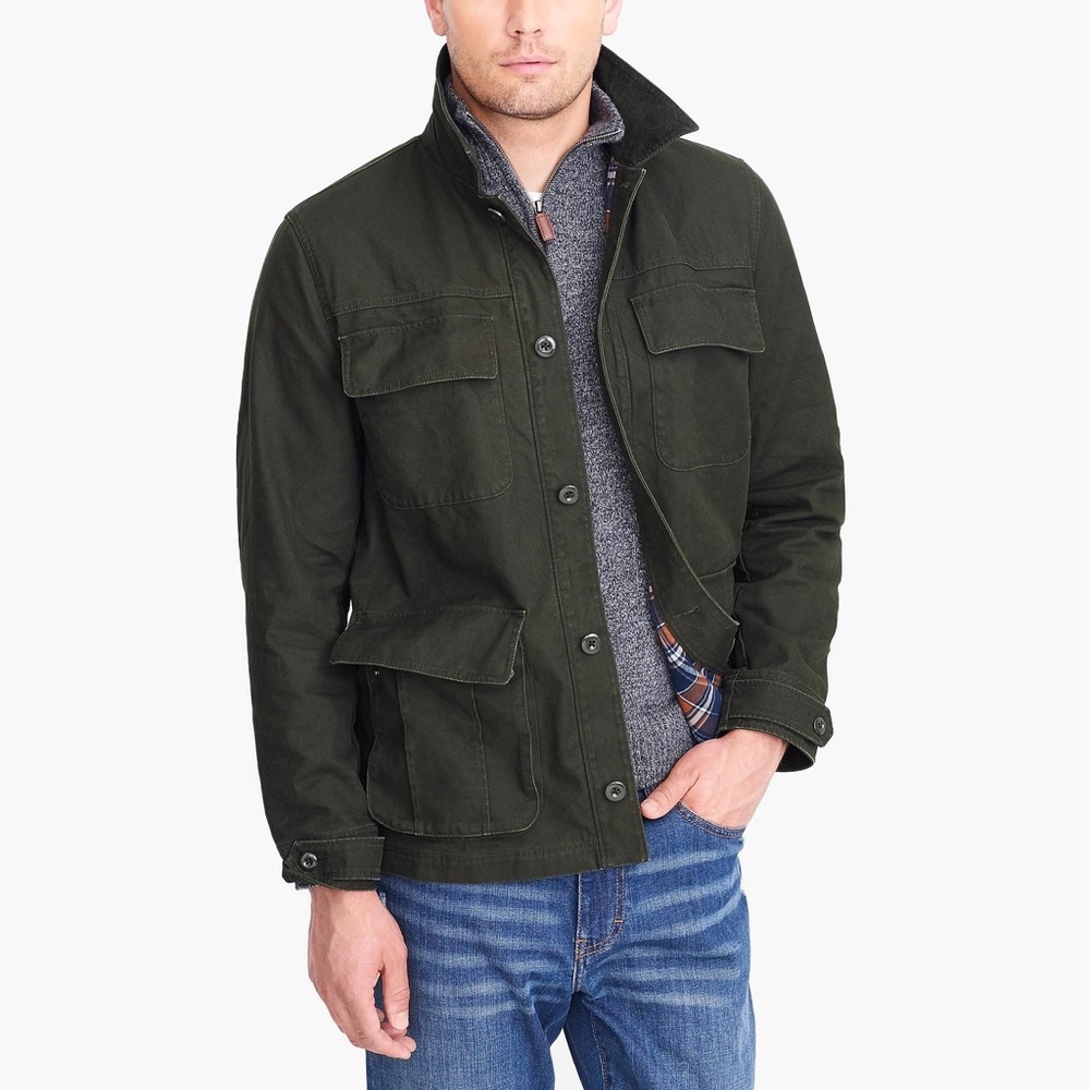 JCrew Flannel-lined Barn Jacket